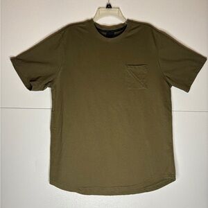 Classic Olive Grand‎ AC Cotton Blend Short Sleeve Athleisure Shirt